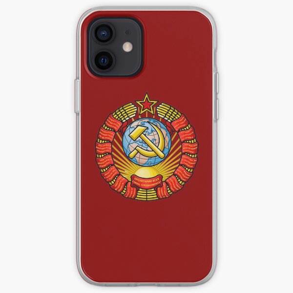 Modified Vectorized State Emblem of the Soviet Union iPhone Soft Case