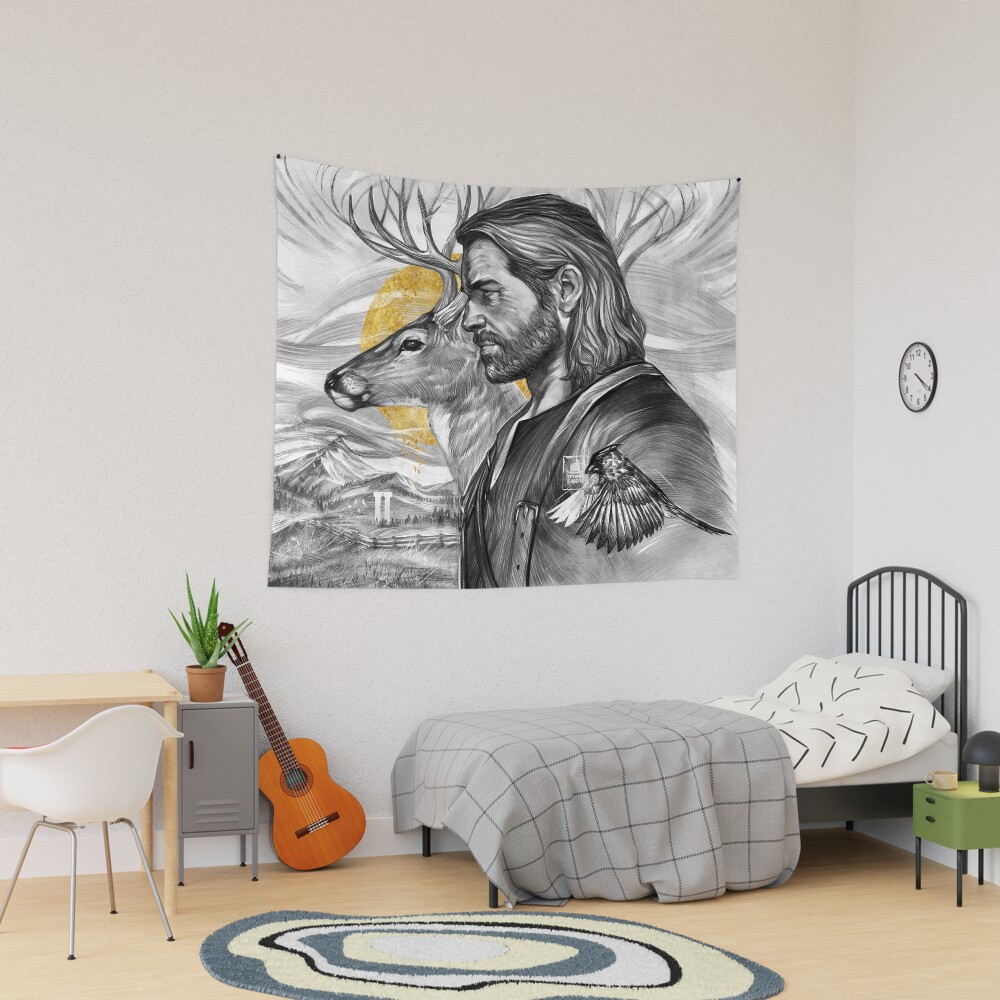 Vista previa del artículo con la obra «Tela decorativa», diseñado y vendido por JustAnor.