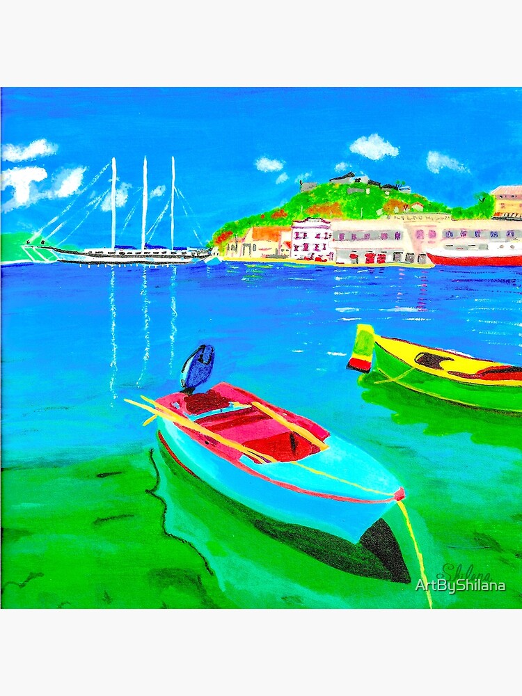 The Carenage - St. George’s, Grenada by ArtByShilana