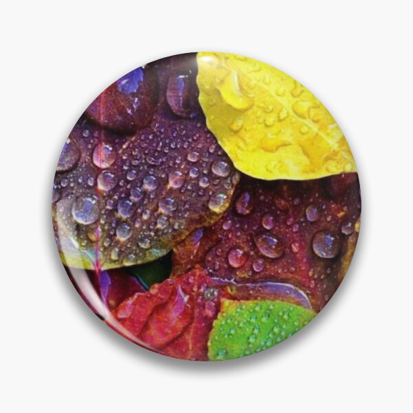 Item preview, Rain drops on leaves designed and sold by YOU-thful.