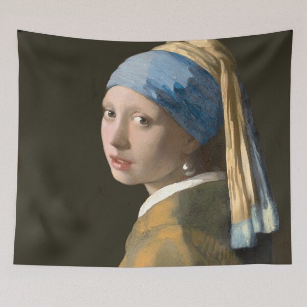 Item preview, Girl with a Pearl Earring designed and sold by brushandframes.