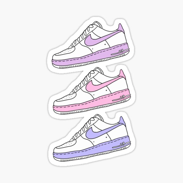 pack d'autocollants air force 1 Sticker