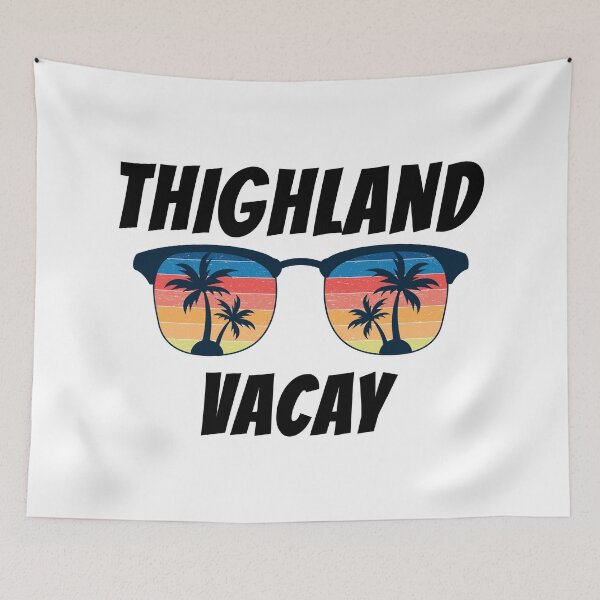 Item preview, Retro Tourist Thighland Vacay designed and sold by ojdart.