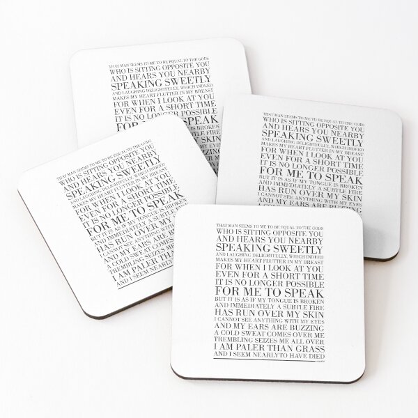 Item preview, SAPPHO FRAGMENT 13 designed and sold by TypographyTales.