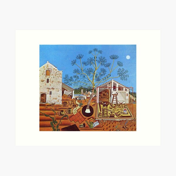 The Farm (1921) by Joan Miró Art Print