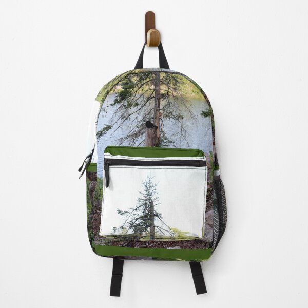 Item preview, Secret Bushcraft Fishing Camp Site - Trees, Lake, & Rocks designed and sold by SeguinM.