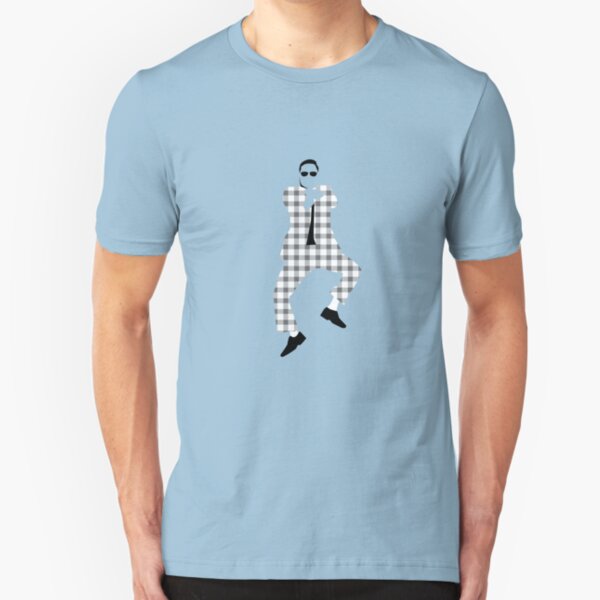 gingham style Slim Fit T-Shirt