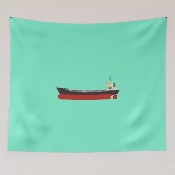Item preview, Cargo ship carrying containers designed and sold by saketsinghal1.