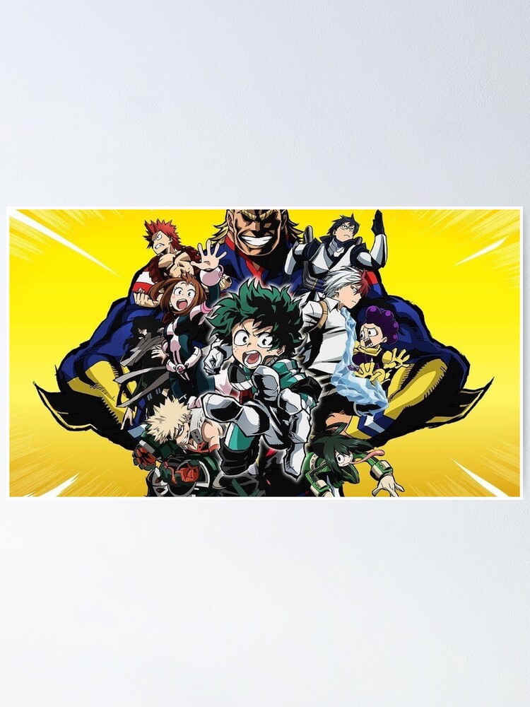 My Hero Academia Class 1 A Poster By Gazziliongrand Redbubble 6052