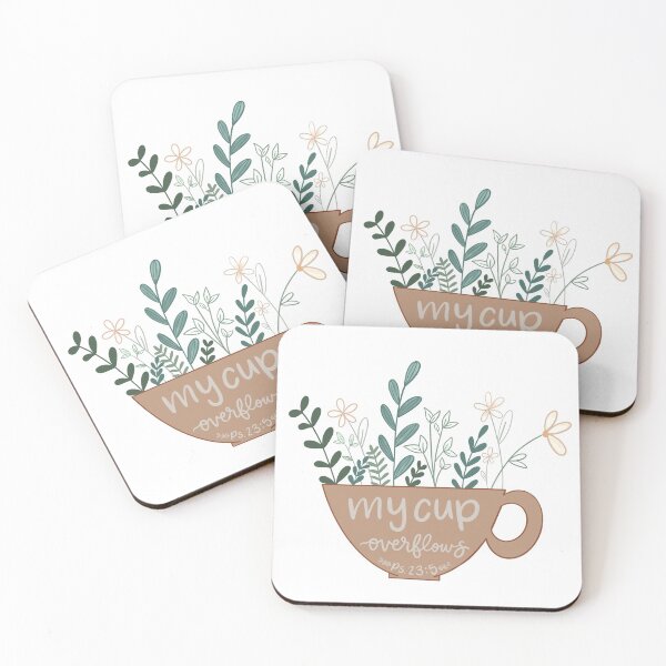 Item preview, My Cup Overflows - Psalm 23:5 designed and sold by JulieannMalynda.