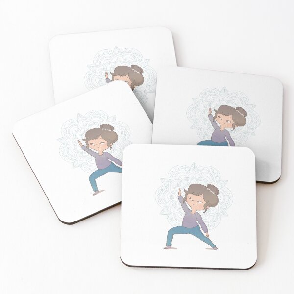 Item preview, Yoga Girl - Reverse Warrior Pose designed and sold by Rita Cuppari.