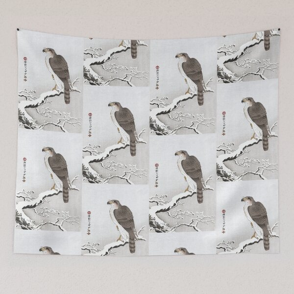 Item preview, M-003 Goshawk on Snowy Branch designed and sold by StuartHammond.