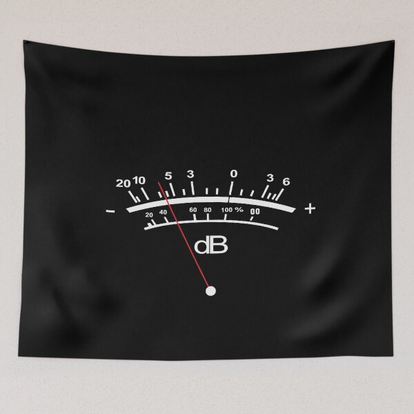 Item preview, VU meter - White Graphic designed and sold by Gerdek.