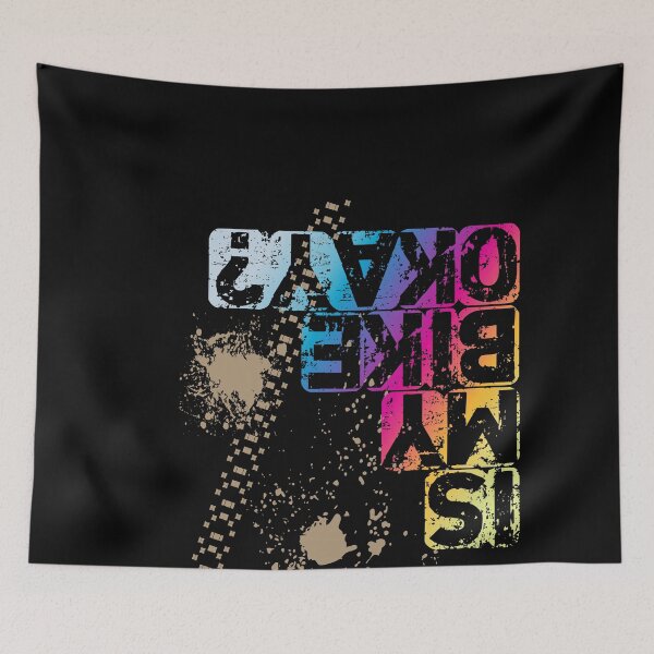 Item preview, Is My Bike OK? Rainbow Colors Mountain Bike - T-Shirt designed and sold by Gerdek.