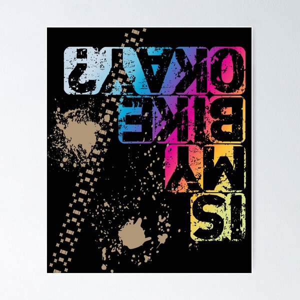 Item preview, Is My Bike OK? Rainbow Colors Mountain Bike - T-Shirt designed and sold by Gerdek.