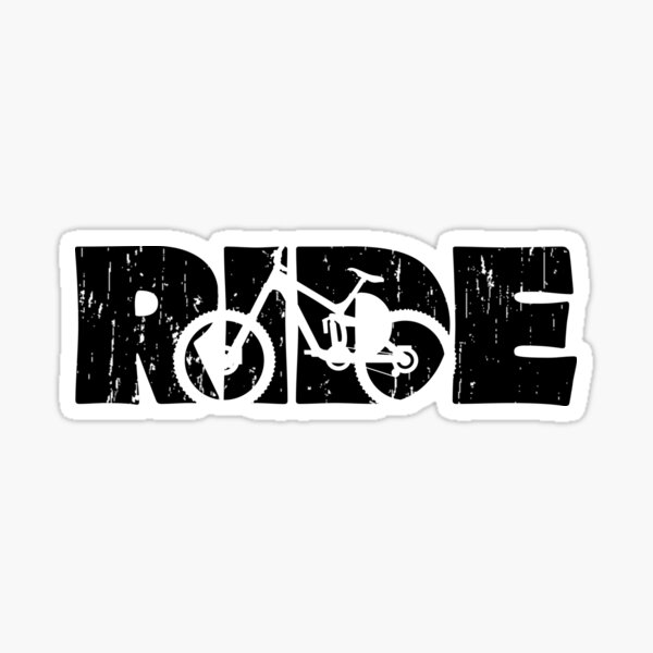 Item preview, Ride Your MTB Mountain Bike - Black Graphic designed and sold by Gerdek.