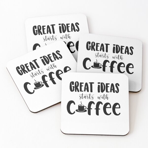 Item preview, Great Ideas Starts With Coffee designed and sold by Eagle4414.