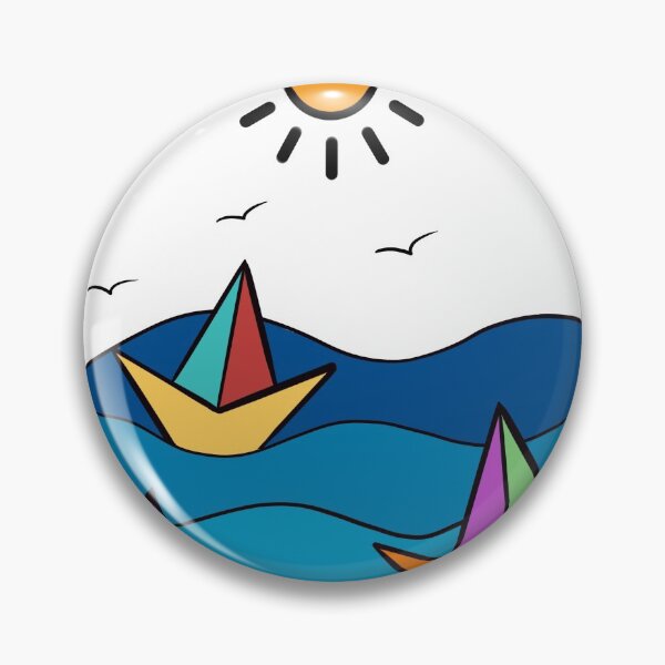 Item preview, Boats in the ocean, sunny day   designed and sold by Budoorsaeedoo.