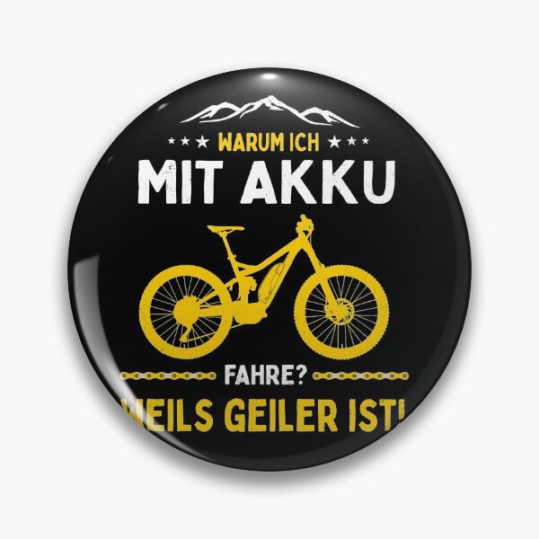 Item preview, Why do I drive with a battery? E-Bike Mountain Bike E-MTB - Yellow Design designed and sold by Gerdek.