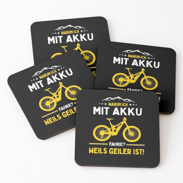Item preview, Why do I drive with a battery? E-Bike Mountain Bike E-MTB - Yellow Design designed and sold by Gerdek.