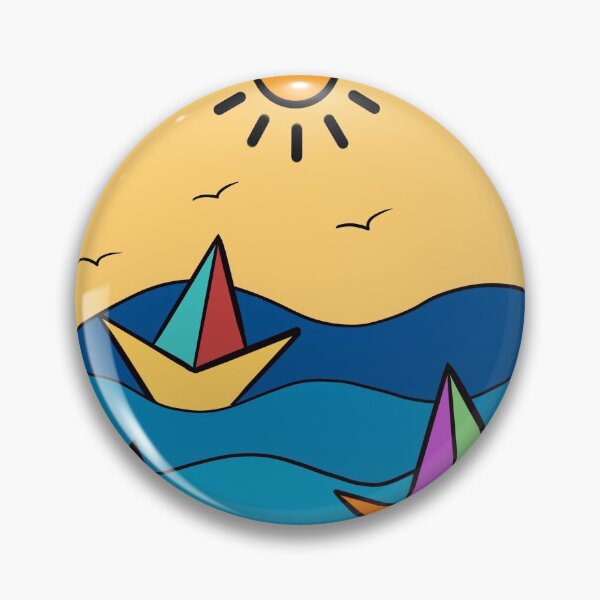 Item preview, Boats in the ocean, sunny day   designed and sold by Budoorsaeedoo.