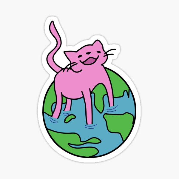The Cats Meow Stickers Redbubble - roblox meep city a new talking creature ziggy and its