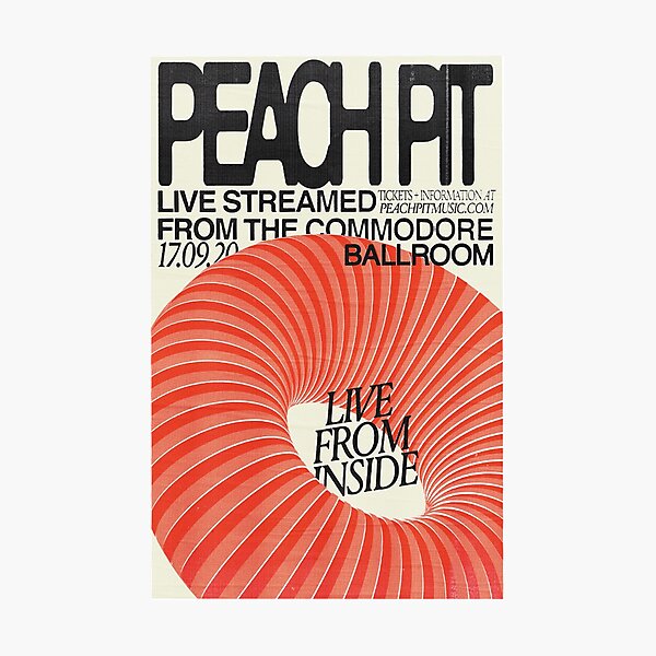 Peach Pit Live Stream Concert Photographic Print