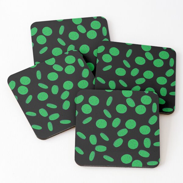 Item preview, Retro Vintage St Patricks Day Green Luck Gift Coins designed and sold by artworkbyrihen.