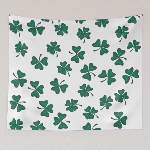 Item preview, Retro Vintage St Patricks Day Green Shamrock Clover designed and sold by artworkbyrihen.