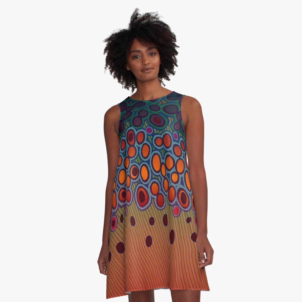 Vista previa del artículo con la obra «Vestido acampanado», diseñado y vendido por MikaelJenei.