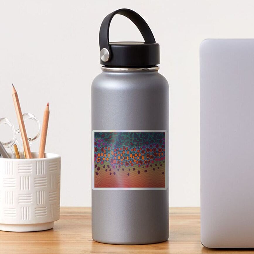 Vista previa del artículo con la obra «Pegatina holográfica», diseñado y vendido por MikaelJenei.