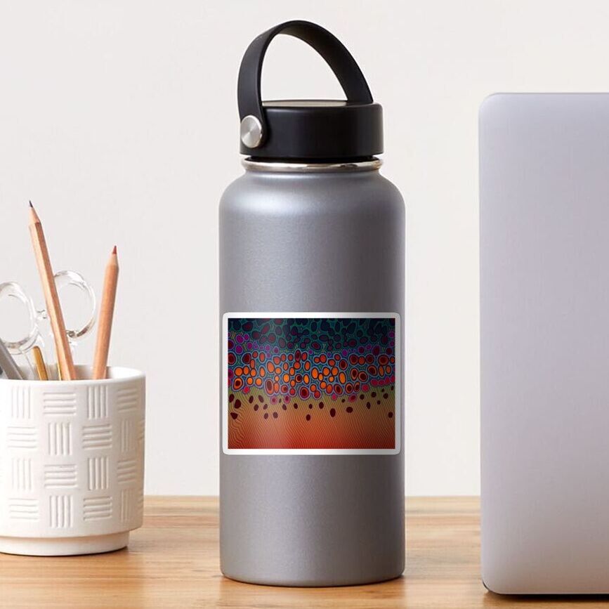 Vista previa del artículo con la obra «Pegatina», diseñado y vendido por MikaelJenei.