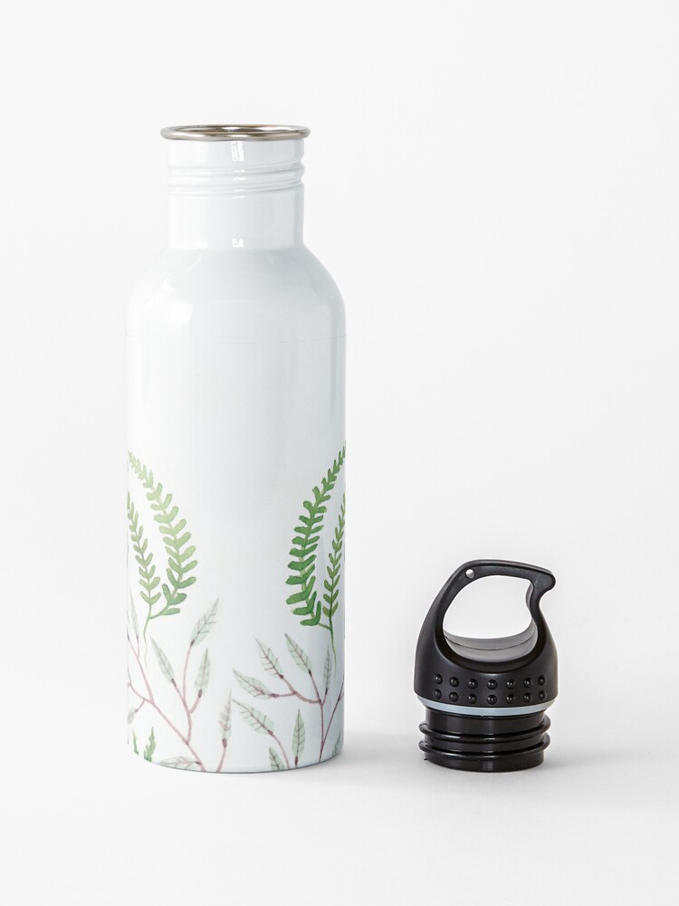 Alternate view of Moth with Plants II Water Bottle