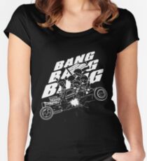 BIGBANG BANG BANG BANG (White) Women's Fitted Scoop T-Shirt