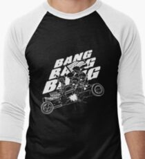BIGBANG BANG BANG BANG (White) Men's Baseball ¾ T-Shirt