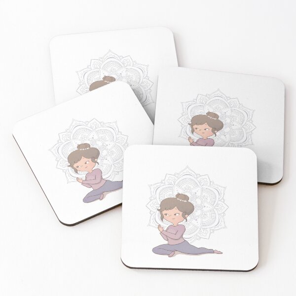 Item preview, Yoga Girl - Pigeon Pose designed and sold by Rita Cuppari.