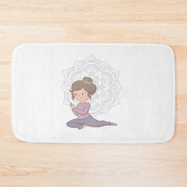 Item preview, Yoga Girl - Pigeon Pose designed and sold by Rita Cuppari.