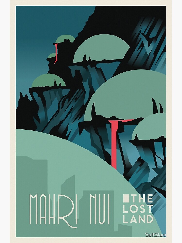 Discover Mahri Nui Travel Poster Premium Matte Vertical Poster