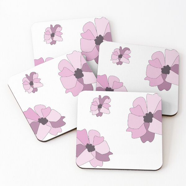 Item preview, Flores rosadas abstractas simples designed and sold by sosarahmiranda.