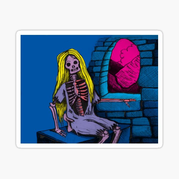 Zombie Rapunzel (High Quality) Sticker