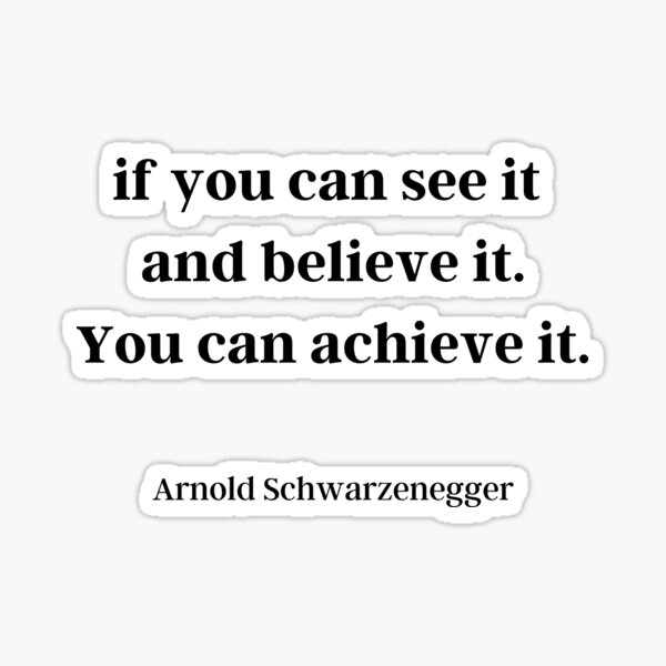 Item preview,  Arnold Schwarzenegger- Motivational Quote designed and sold by HighSociety00.