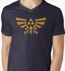 Zelda Triforce Men's V-Neck T-Shirt