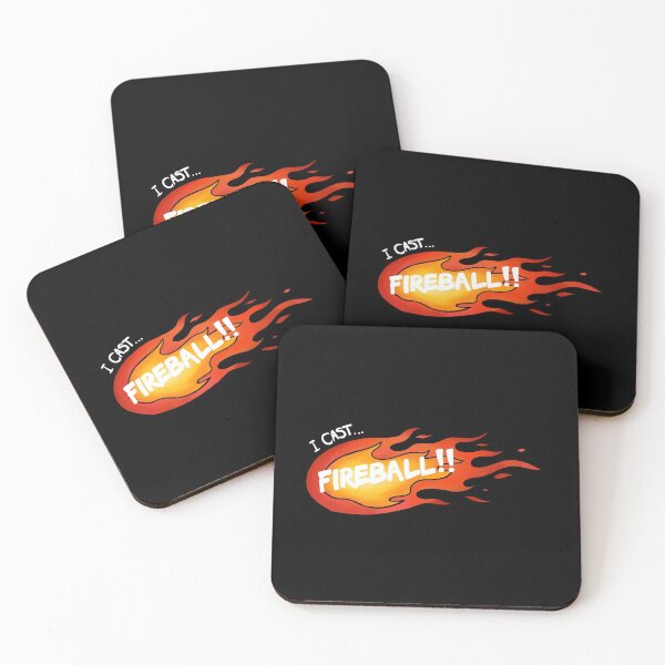 Item preview, I cast Fireball - Dark background  designed and sold by Elvish-Emporium.