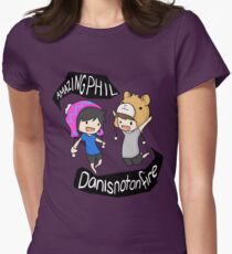 AmazingPhil und Danisnotonfire Tailliertes T-Shirt