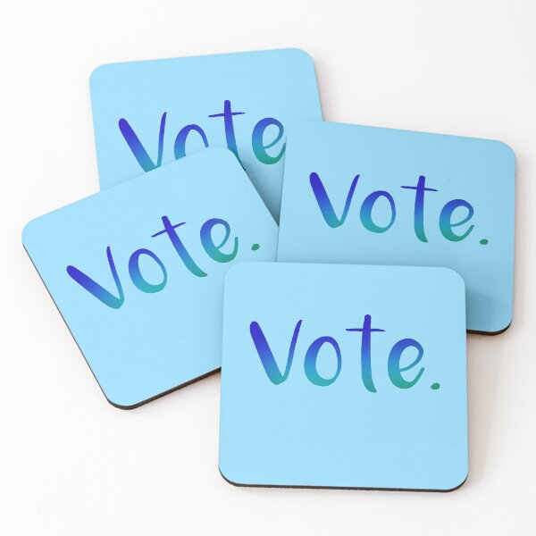 Item preview, "Vote." (Ocean Gradient) designed and sold by KelseyLovelle.