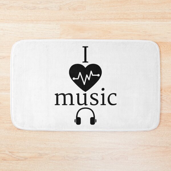 Item preview, I Love Music (heartbeat) designed and sold by spoeg.