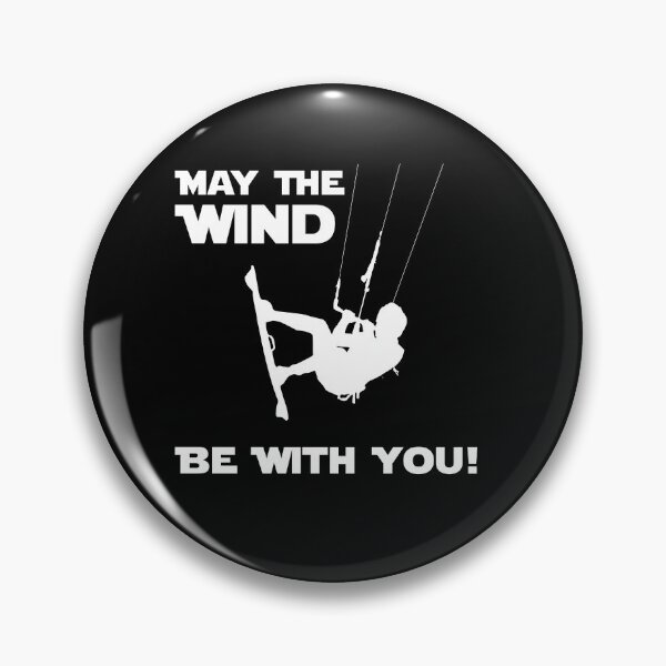 Item preview, May the wind be with you - Kite Boarding - Kite Surfing - white designed and sold by Gerdek.