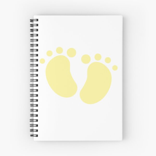 Item preview, Yellow Baby Footprints designed and sold by AmandaEveritt.