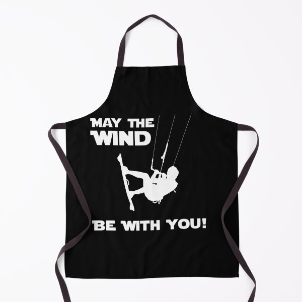 Item preview, May the wind be with you - Kite Boarding - Kite Surfing - white designed and sold by Gerdek.