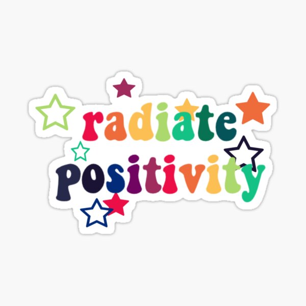 Radiate Stickers (Rainbow) Sticker